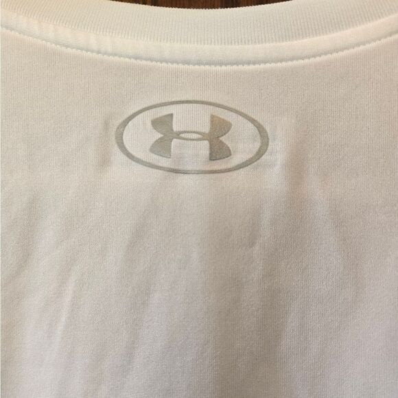 Under Armour Heat Gear Loose Fit V Neck Polyester T Shirt - Picture 8 of 9